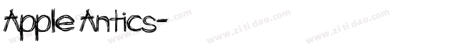 Apple Antics字体转换